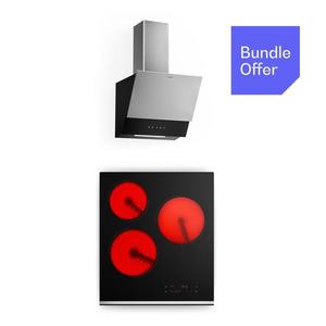 Klarstein Verosteel sklokeramická varná doska + Verosteel odsávač pár bez komína | 45 cm vyobraziť