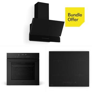 Klarstein Velaire vstavaná rúra + Velaire indukčná varná doska + Velaire digestor | 60 cm vyobraziť