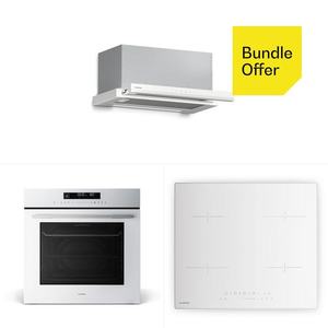 Klarstein Velaire indukčná varná doska + Velaire vstavaná rúra + Velaire teleskopický digestor | 60 cm vyobraziť