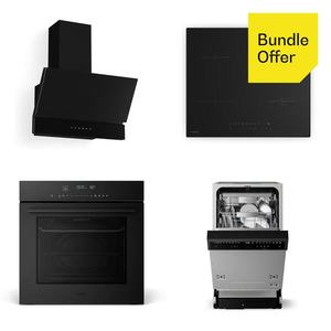 Klarstein Velaire indukčná varná doska, umývačka riadu, rúra, odsávač pár vyobraziť