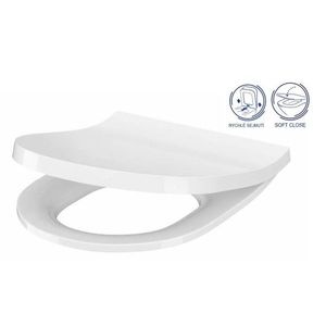 CERSANIT - WC sedátko INVERTO SLIM duroplast SOFT CLOSE, EASY OFF ONE BUTTON K98-0187 vyobraziť