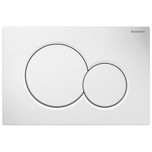 GEBERIT SIGMA01 ovládacie tlačítko, Dual flush, biela lesk 115.770.11.5 vyobraziť