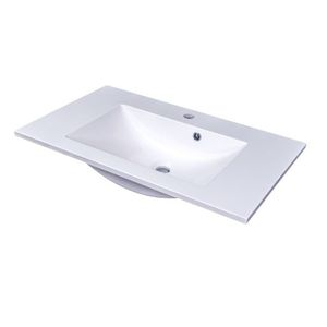 CEDERIKA - SLIM 75 umývadlo z liateho mramoru - BIELE CA.05477 vyobraziť