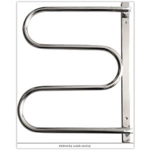 OLSEN SPA - Elektrický sušiak otočný - Rozmery sušiakov - ES 2 - 35 × 565 × 475 mm, nerez, 30 W OLBES2ON vyobraziť