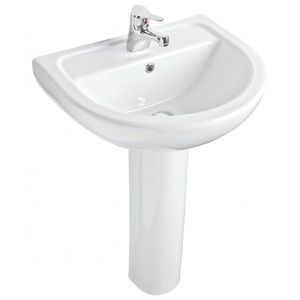 OLSEN SPA - Nástenné umývadlo COMPACT 55 - Polostĺp k umývadlu - Bez, Stĺp k umývadlu - Bez stĺpu OLKGKO04LVB01 vyobraziť