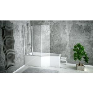 BESCO - Vaňová zástena ROSES - Rozmer A - 130 cm BCROS3S vyobraziť