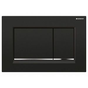 GEBERIT SIGMA30 Dual ovládacie tlačítko, čierna lesk /chróm, plast 115.883.KM.1 vyobraziť
