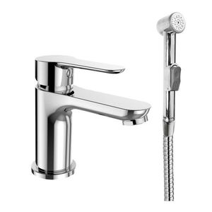 Mereo Umývadlová stojanková batéria Zuna s bidetovou sprchou CB10105Z vyobraziť