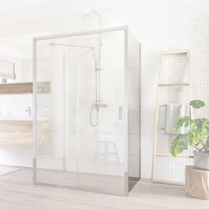 Mereo Lima pevný diel k pivotovým, dvojdielnym a štvordielnym zasúvacím dverám 90x190 cm, sklo číre CK10203K vyobraziť