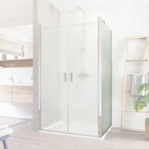 Mereo Lima pevný diel k lietacím, zalamovacím a trojdielnym zasúvacím dverám, 100x190 cm, sklo Point CK10532K vyobraziť