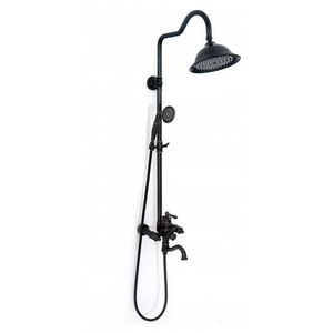 REA REA - Sprchový set s batériou 150mm Vintage čierny REA-P2367 vyobraziť