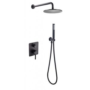 BESCO BESCO - Podomietkový sprchový set Decca / ILLUSION I - Čierna matná BABPDIICZ vyobraziť