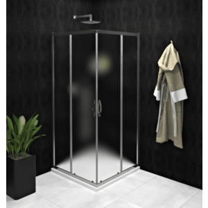 GELCO - SIGMA SIMPLY štvorcová sprchová zástena 900x900 rohový vstup, Brick sklo GS2490GS2490 vyobraziť