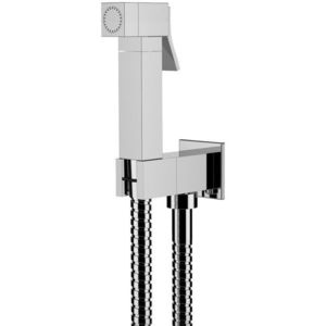 SAPHO - Nástenný ventil s ručnou bidetovou sprškou a bezpečnostnou pojistkou, hranatý, chróm DB108 vyobraziť