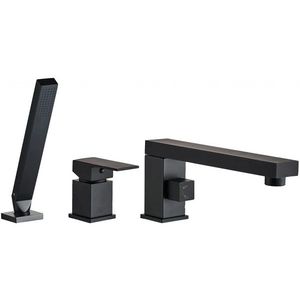 REA - Trojdielna vaňová batéria Glen čierna REA-B6630 vyobraziť