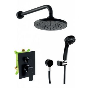NOVASERVIS - Sprchová sada podomietková, čierna SADA38051R, 5 vyobraziť