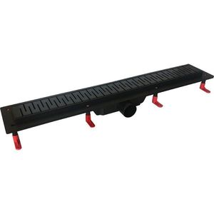 HOPA - Odtokový žľab Standardline BLACK - Dĺžka - 80, Variant roštu - Medium OLPZLABST79BM vyobraziť