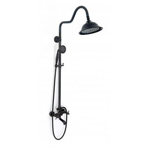 REA REA - Sprchový set s batériou 150mm Retro čierny REA-P2366 vyobraziť