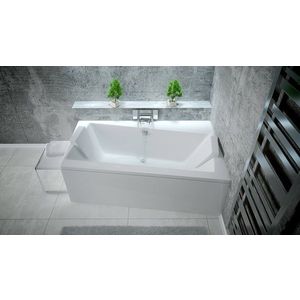 BESCO - Asymetrická vaňa ASTI - Rozmer vane - 170 × 110 cm, Spôsob prevedenia - Pravé VANAST17P + OLVPINOZSTELWD vyobraziť