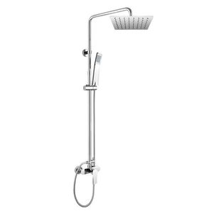 Mereo Dita sprchová batéria s hlavovou hranatou slim sprchou, nerez CBE60104SDD vyobraziť