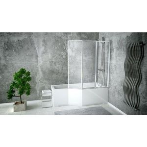 BESCO - Asymetrická vaňa ESTE - Nožičky k vani - Bez nožičiek, Rozmer vane - 150 × 75 cm, Spôsob prevedenia - Pravé VANEST15P vyobraziť