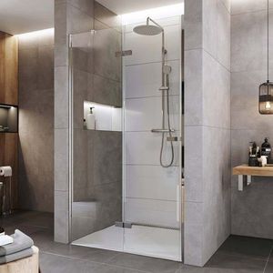 Mereo Sprchové dvere, Novea, pántové, 110x200 cm, chróm ALU, sklo Číre, ľavé prevedenie CK10511ZL vyobraziť