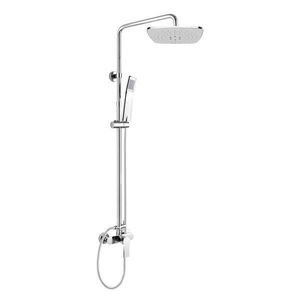 Mereo Dita sprchová batéria s hlavovou hranatou sprchou, sivá CBE60104SBD vyobraziť