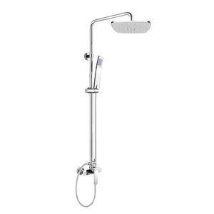 Mereo Eve sprchová batéria s hlavovou hranatou sprchou, sivá CBE60104SBE vyobraziť