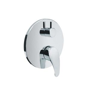 Mereo Sprchová podomietková batéria s prepínačom, Sonáta, Mbox, kruhový kryt, chróm CB60106A vyobraziť