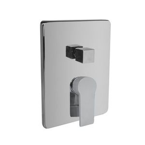 Mereo Sprchová podomietková batéria s prepínačom, Dita, Mbox, hranatý kryt, chróm CBE60106DC vyobraziť