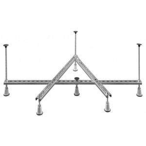 POLYSAN - Nosná konštrukcia pre hlbokú vaničku SELMA 90x90cm FR3596 vyobraziť