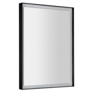SAPHO - SORT zrkadlo s LED osvetlením 60x80cm, čierna mat ST080 vyobraziť