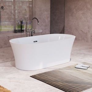 H K - Voľne stojaca akrylátová vaňa FANCY 170 x 80 cm FANCY170 vyobraziť