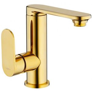 MEXEN - Umývadlová batéria Milo, rukoväť z boku, zlato 71305-50 vyobraziť