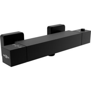 MEXEN - Cube termostatická sprchová batéria čierna 77200-70 vyobraziť