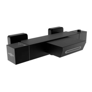 MEXEN - Termostatická vaňová batéria Cube, čierna 77360-70 vyobraziť