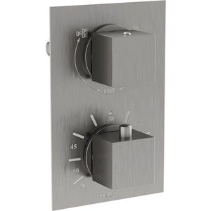 MEXEN - Cube termostatická batérie sprcha / vaňa 2-output grafit 77502-66 vyobraziť