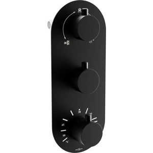 MEXEN - Kai termostatická batérie sprcha / vaňa 3-output, čierna 77603-70 vyobraziť