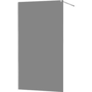MEXEN/S - KIOTO Sprchová zástena WALK-IN 100x200 cm 8 mm, chróm, dymové sklo 800-100-101-01-40 vyobraziť