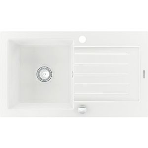 MEXEN MEXEN - Pablo granitový drez 1 s odkvapkávačom 752x436 mm, biela 6510751010-20 vyobraziť