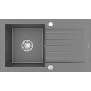 MEXEN MEXEN - Pablo granitový drez 1 s odkvapkávačom 752x436 mm, sivá 6510751010-71 vyobraziť