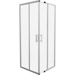 MEXEN - Rio sprchovací kút štvorcový 90x90, transparent, chróm 860-090-090-01-00 vyobraziť