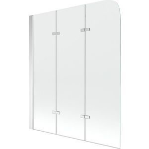 MEXEN - Felix vaňová zástena trojkrídlová 120x140, transparent, chróm 890-120-003-01-00 vyobraziť