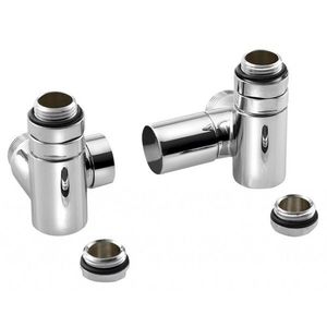 SAPHO - CORNER COMBI SIMPLY pripojovacia sada ventilov, pravé, chróm CP330S vyobraziť