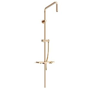 MEXEN - Sprchová súprava T, hladká hadica 150, mydelnička, ružové zlato 79393-60 vyobraziť