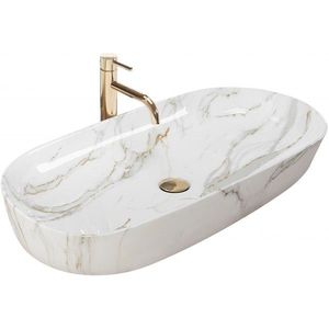 REA - Umývadlo na dosku Cleo 81 imitácia kameňa REA-U8404 vyobraziť