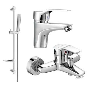 MEXEN/S - Caro DF72 SET vaňová a umývadlová batéria, chróm 746603DF72-00 vyobraziť