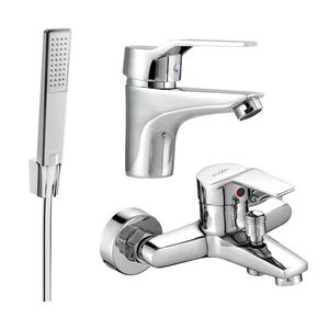 MEXEN/S - Caro R72 SET vaňová a umývadlová batéria, chróm 746603R72-00 vyobraziť