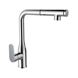 MEREO Mereo Drezová stojánková batéria, Viana, s výsuvnou 2-polohovú sprchou, chróm CBE20104 vyobraziť