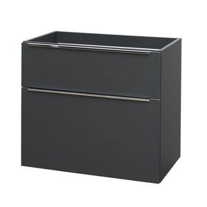 Mereo Mailo, kúpeľňová skrinka 81 cm, antracit, chróm madlo CN531S vyobraziť